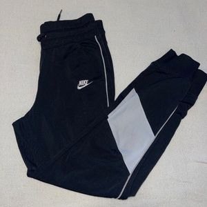 Nike Women's Black Joggers w/ White Stripe